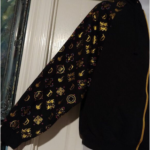 Disney Sleeping Beauty Castle Gold Full Zip Hoodie M Storybook Nostalgic - Picture 2 of 12